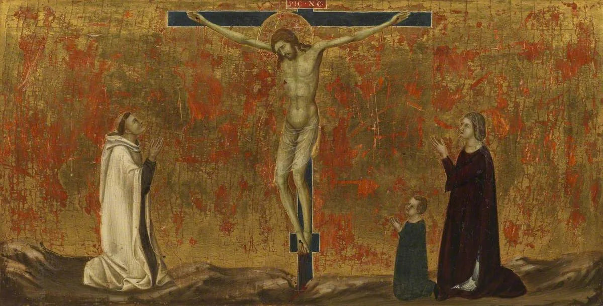 Crucifixion - Ugolino di Nerio image 1 copie de tableau peinte à la main