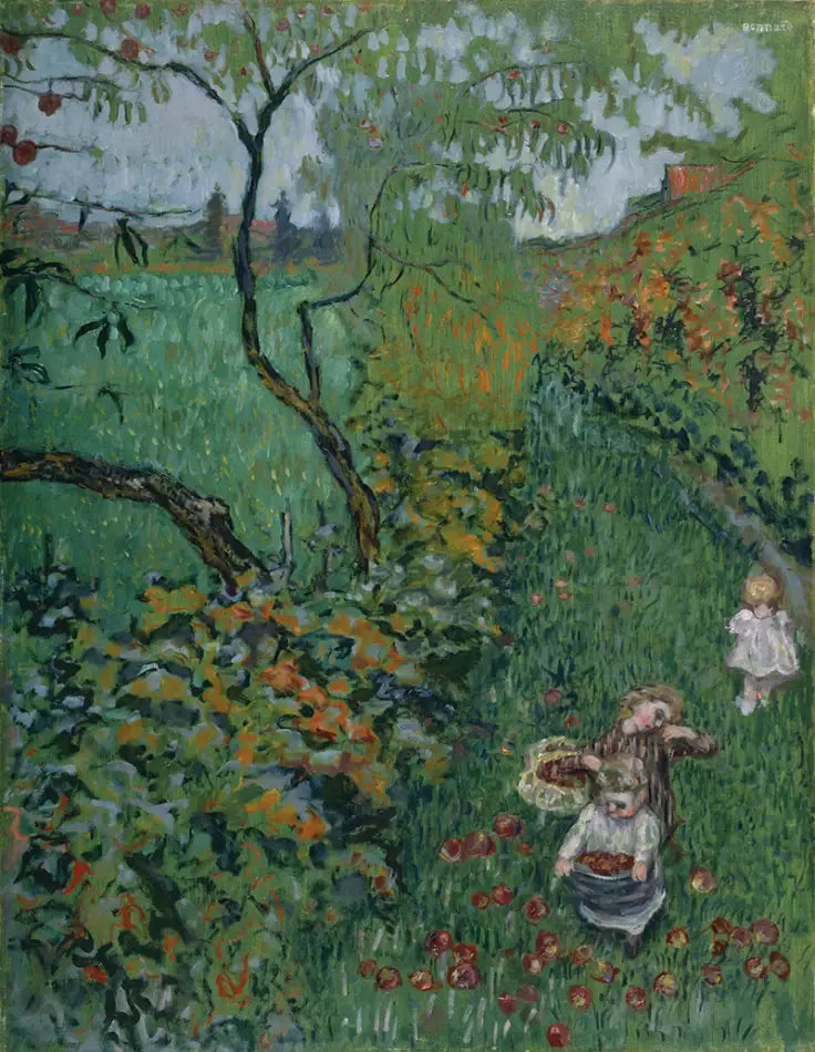 Cueillette de pommes - Pierre Bonnard