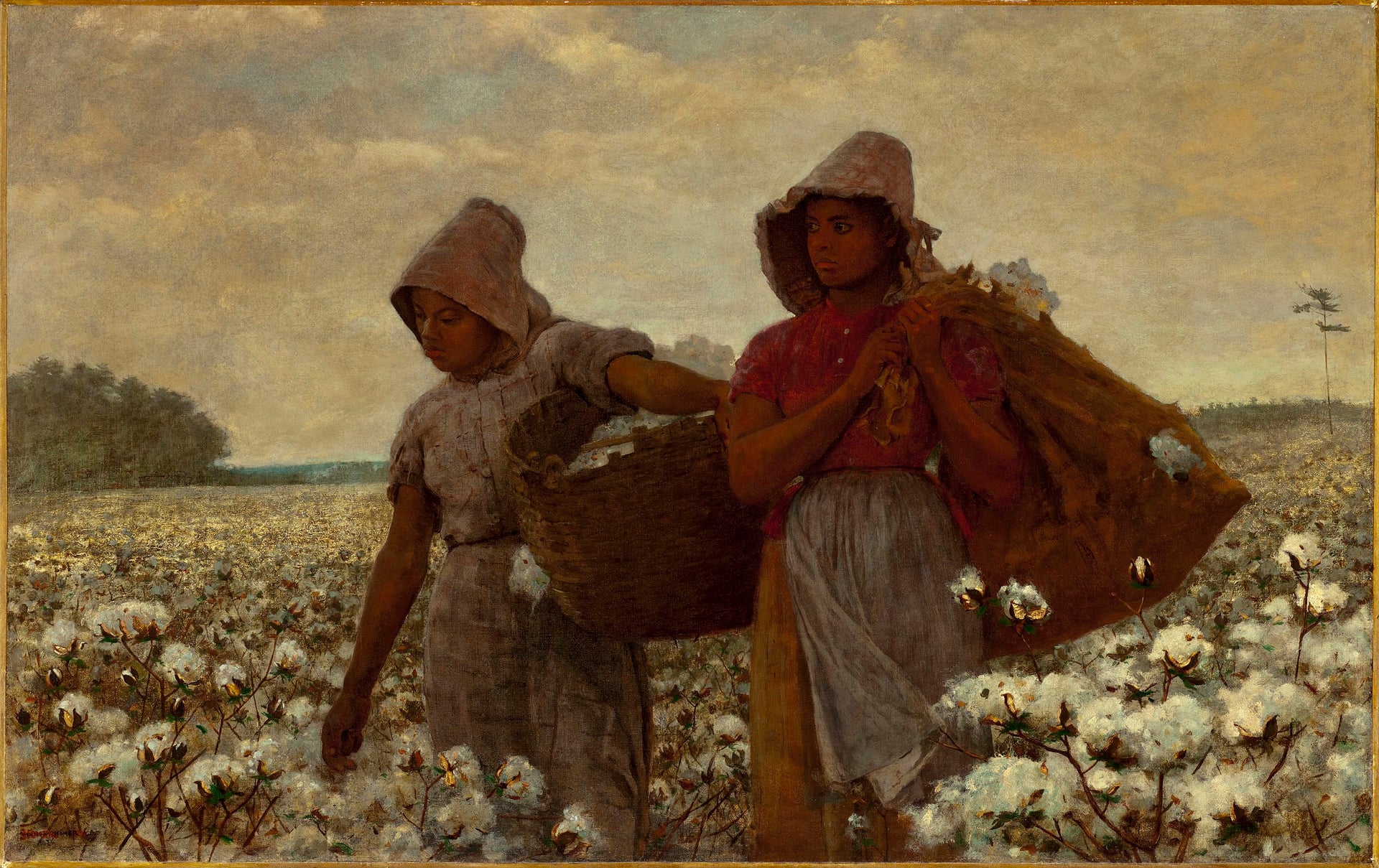 Cueilleuses de coton - Winslow Homer image 1 reproduction d’œuvre d’art à l’huile
