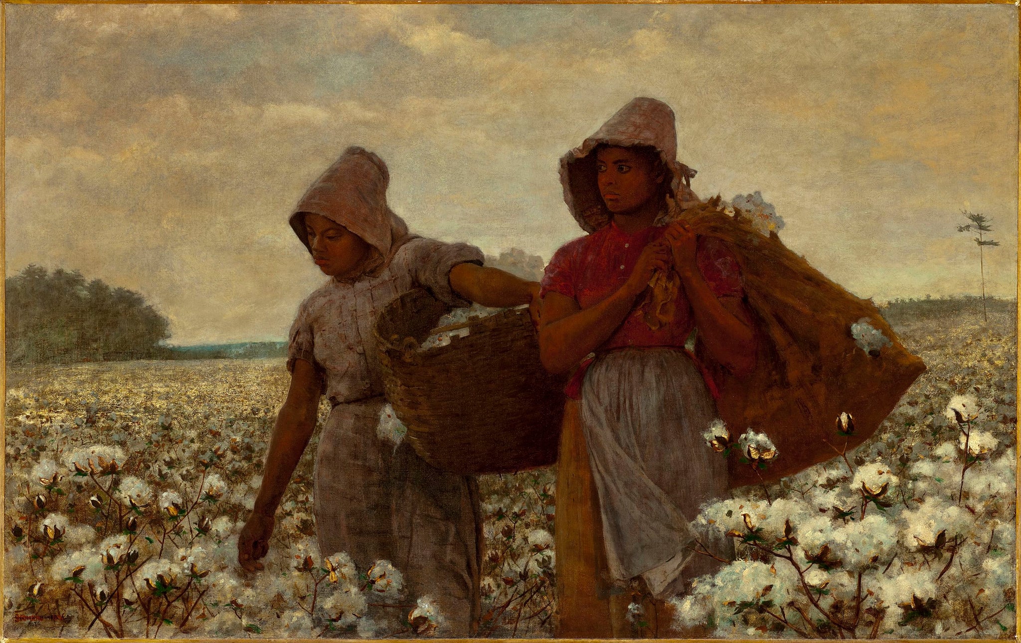 Cueilleuses de coton - Winslow Homer image 1 reproduction d’œuvre d’art à l’huile