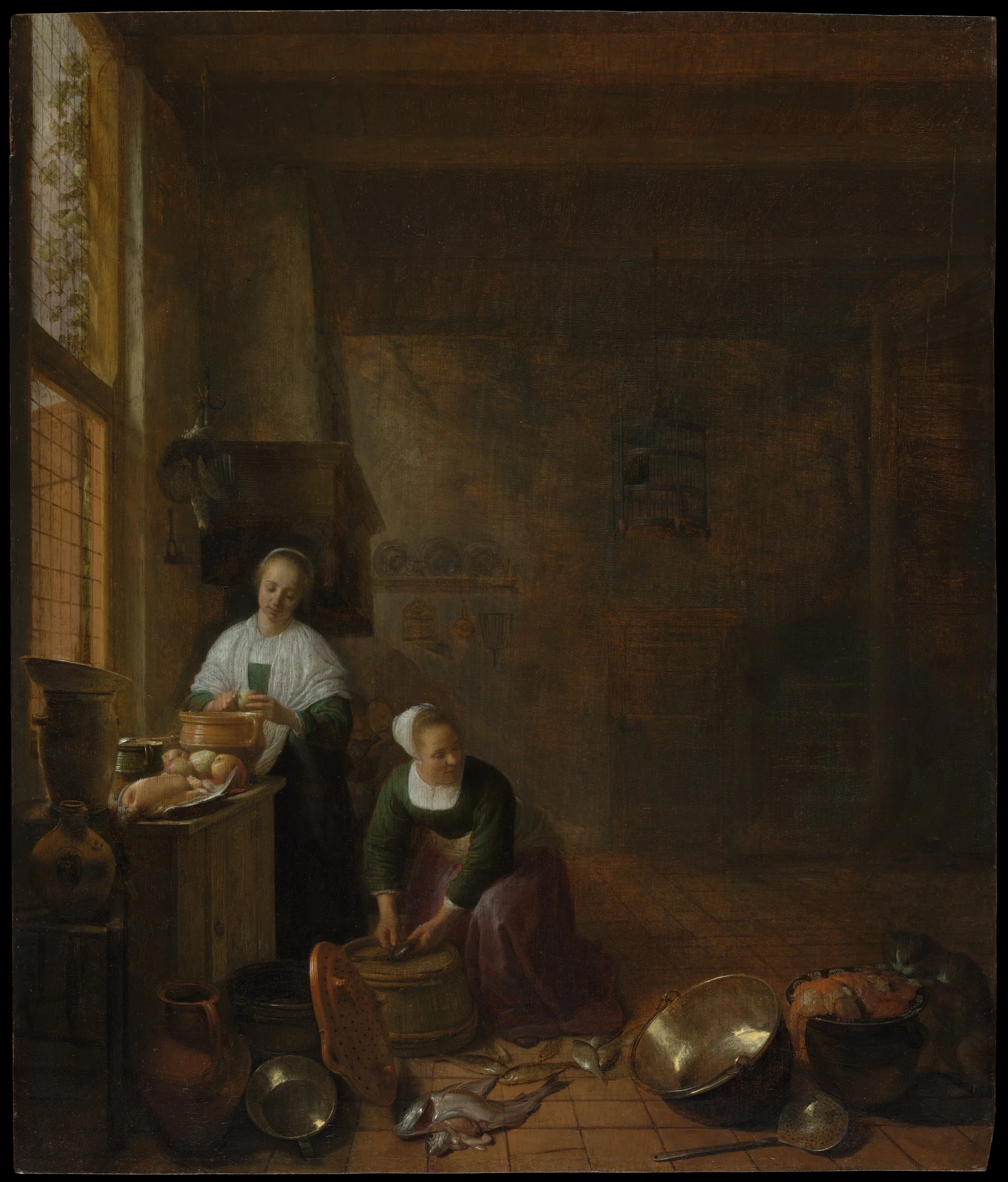 Une cuisine - Hendrick Sorgh