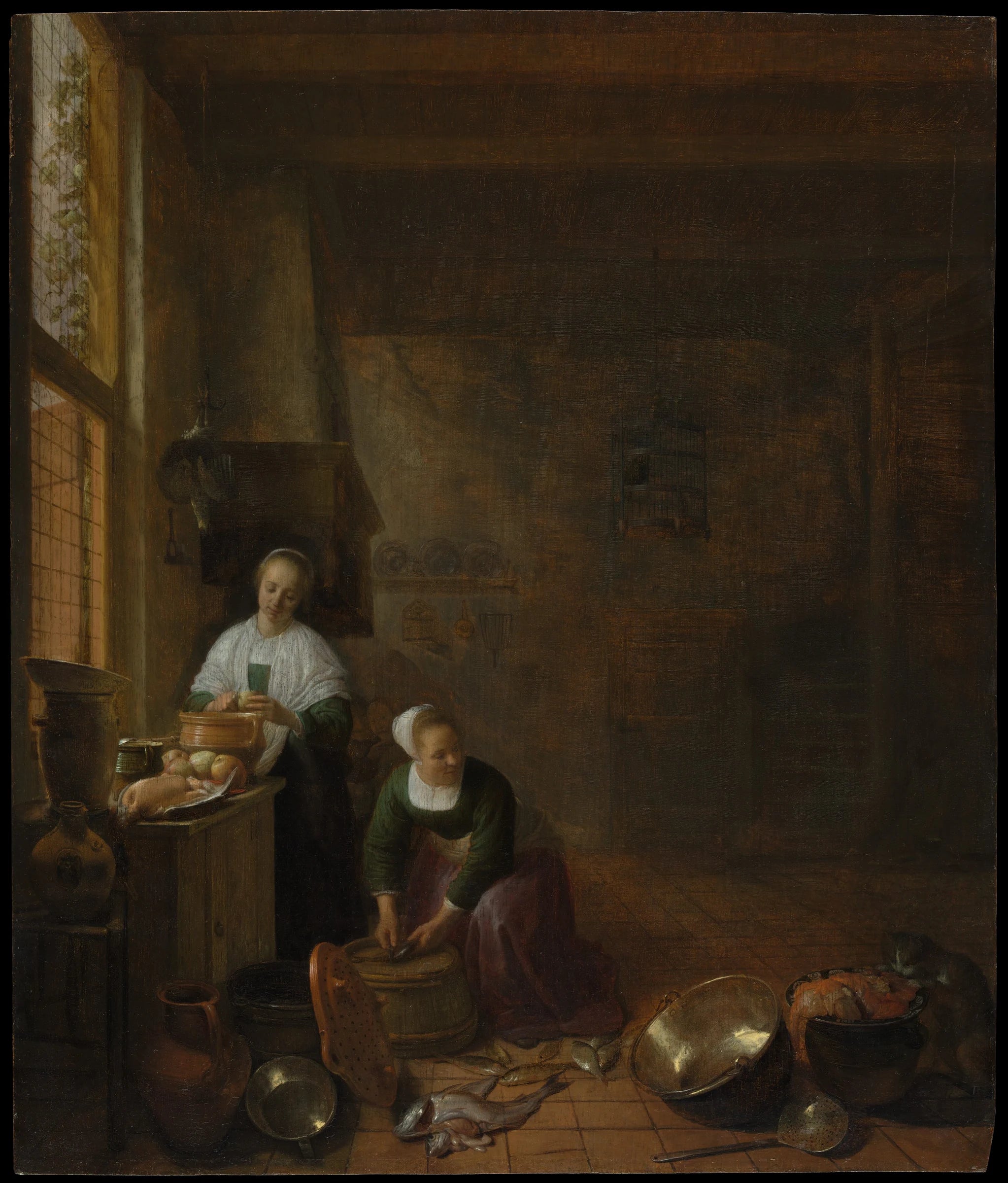 Une cuisine - Hendrick Sorgh