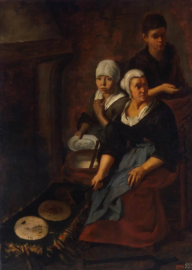 Cuisson de galettes plates - Bartolomé Esteban Murillo