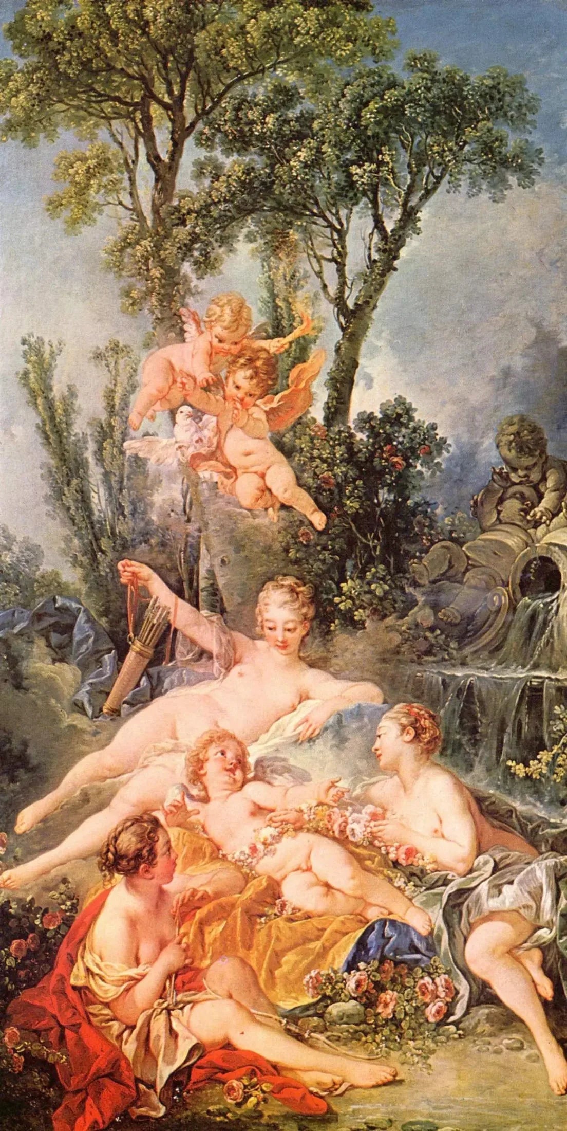 Cupidon captif - François Boucher image 1 reproduction d’œuvre d’art à l’huile