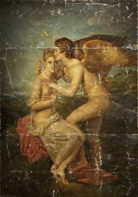 Cupidon et Psyché - Paul Baudry image 1 tableau peint à l’huile sur toile