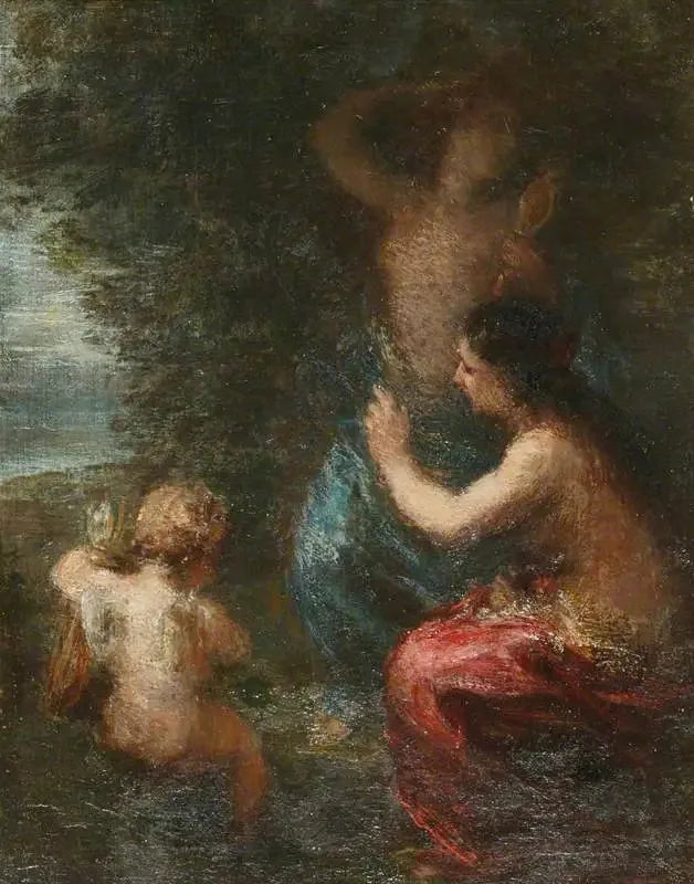 Cupidon et Vénus - Henri Fantin-Latour image 1 reproduction artisanale de tableau