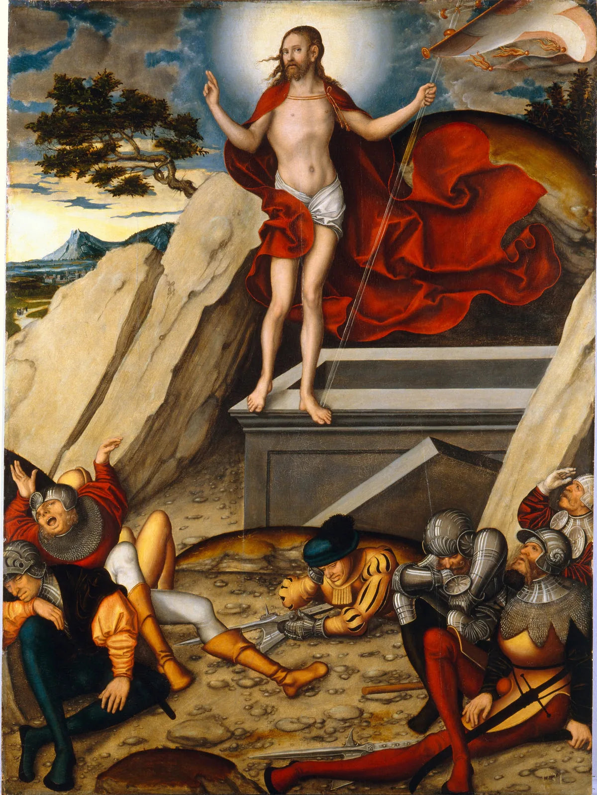 Cycle de la Passion : La Résurrection - Lucas Cranach the Elder image 1 reproduction d’œuvre d’art à l’huile