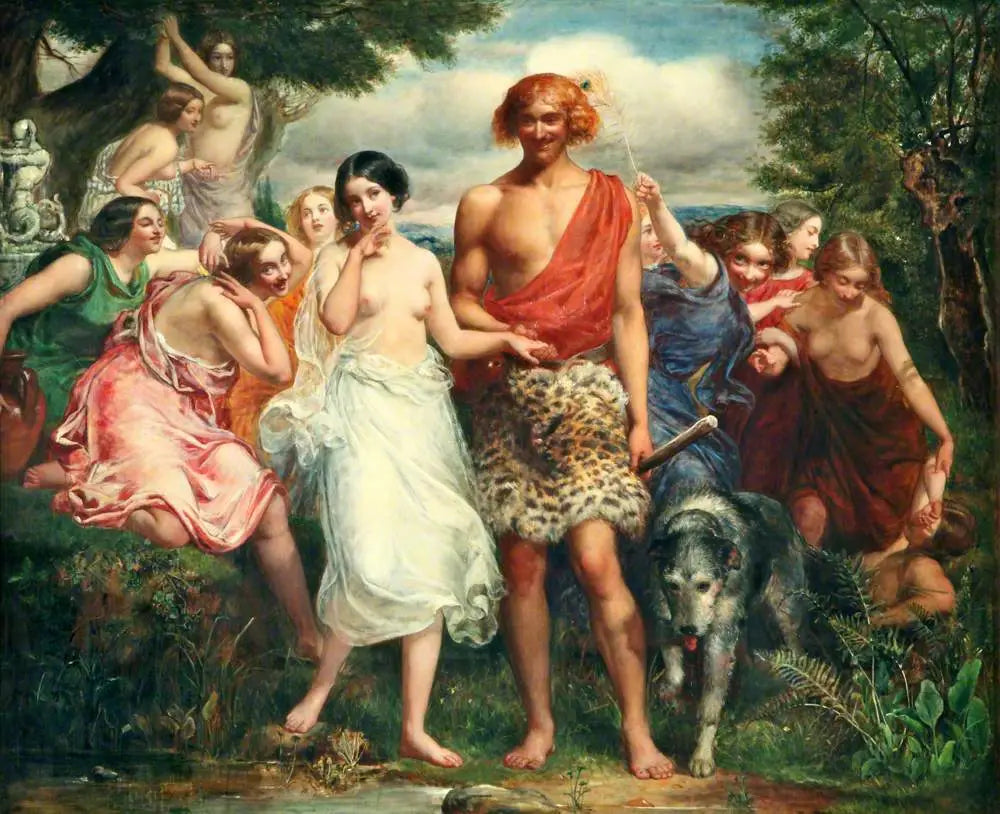 Cymon et Iphigénie - John Everett Millais image 1 reproduction d’œuvre d’art à l’huile