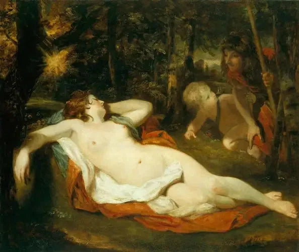 Cymon et Iphigénie - Joshua Reynolds image 1 copie de tableau peinte à la main