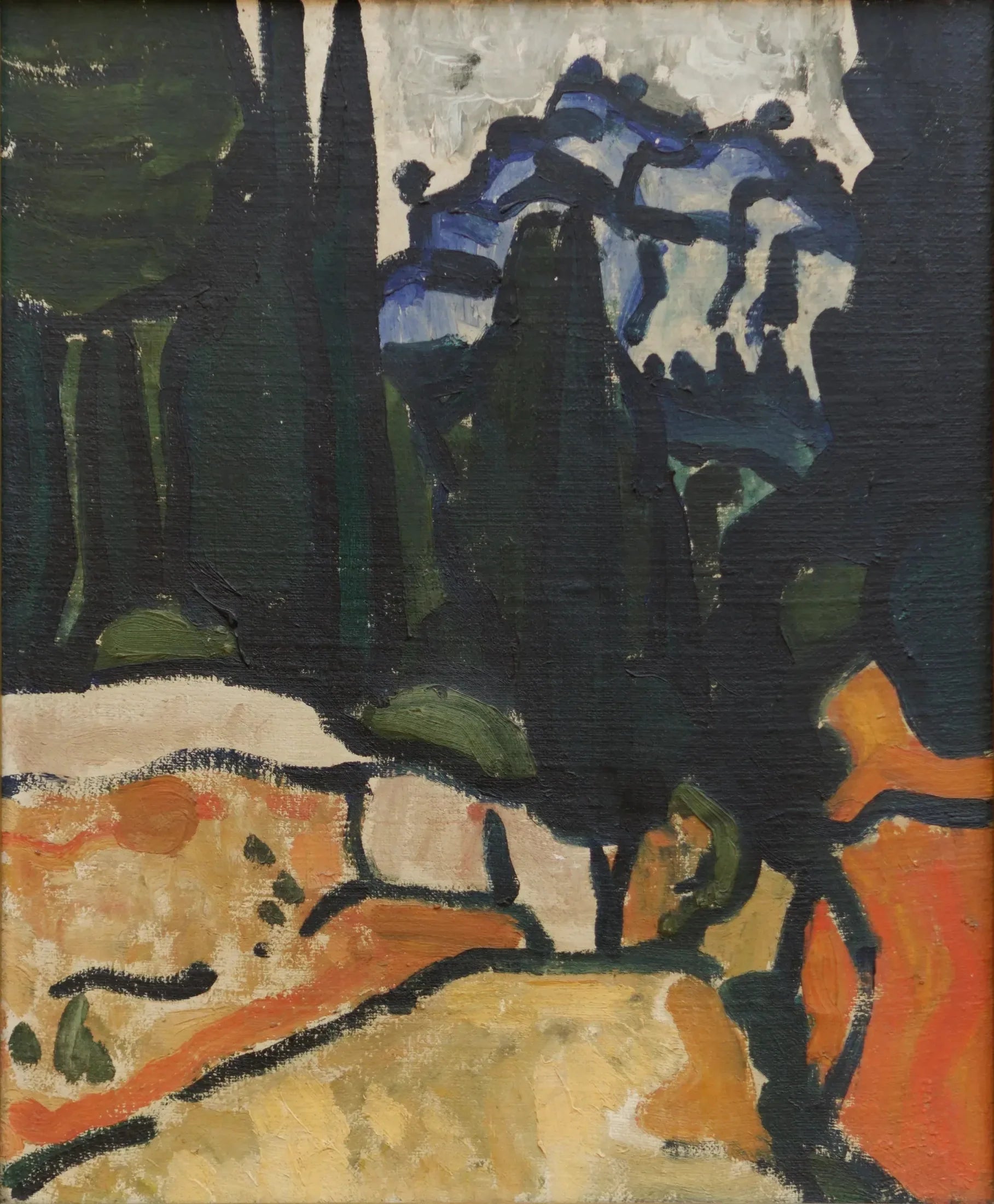 Cyprès à Cassis - André Derain image 1 reproduction réalisée par Alpha Reproduction