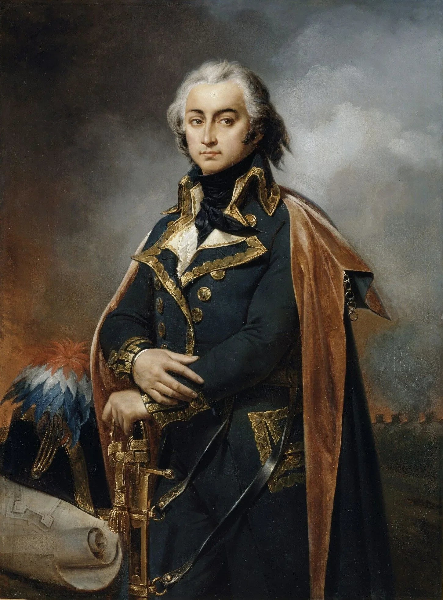 Cyrus-Marie-Adélaïde de Timbrune, comte de Valence, général en chef de l'armée des Ardennes - Merry-Joseph Blondel image 1 reproduction artisanale de tableau