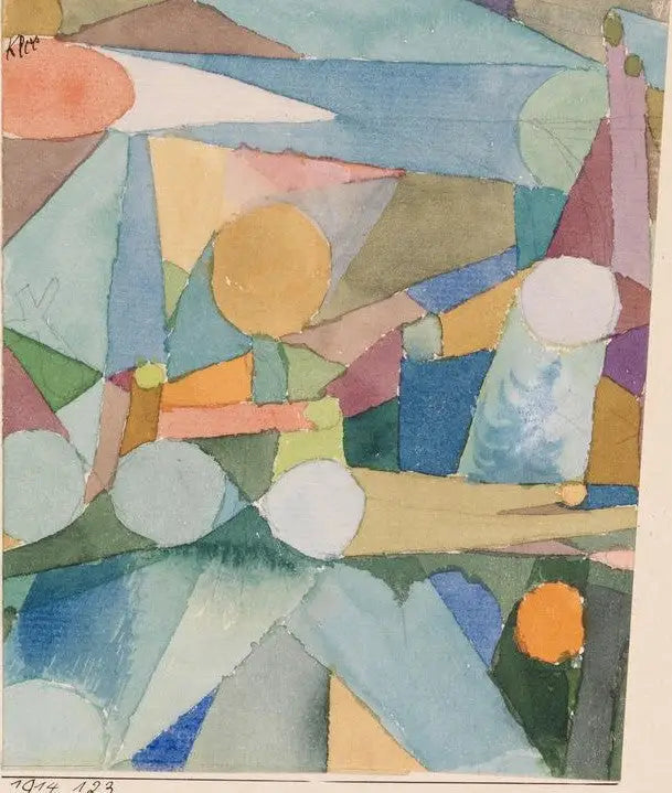 D'après un croquis de Zurich (Nach einer Scizze aus Zürich) - Paul Klee