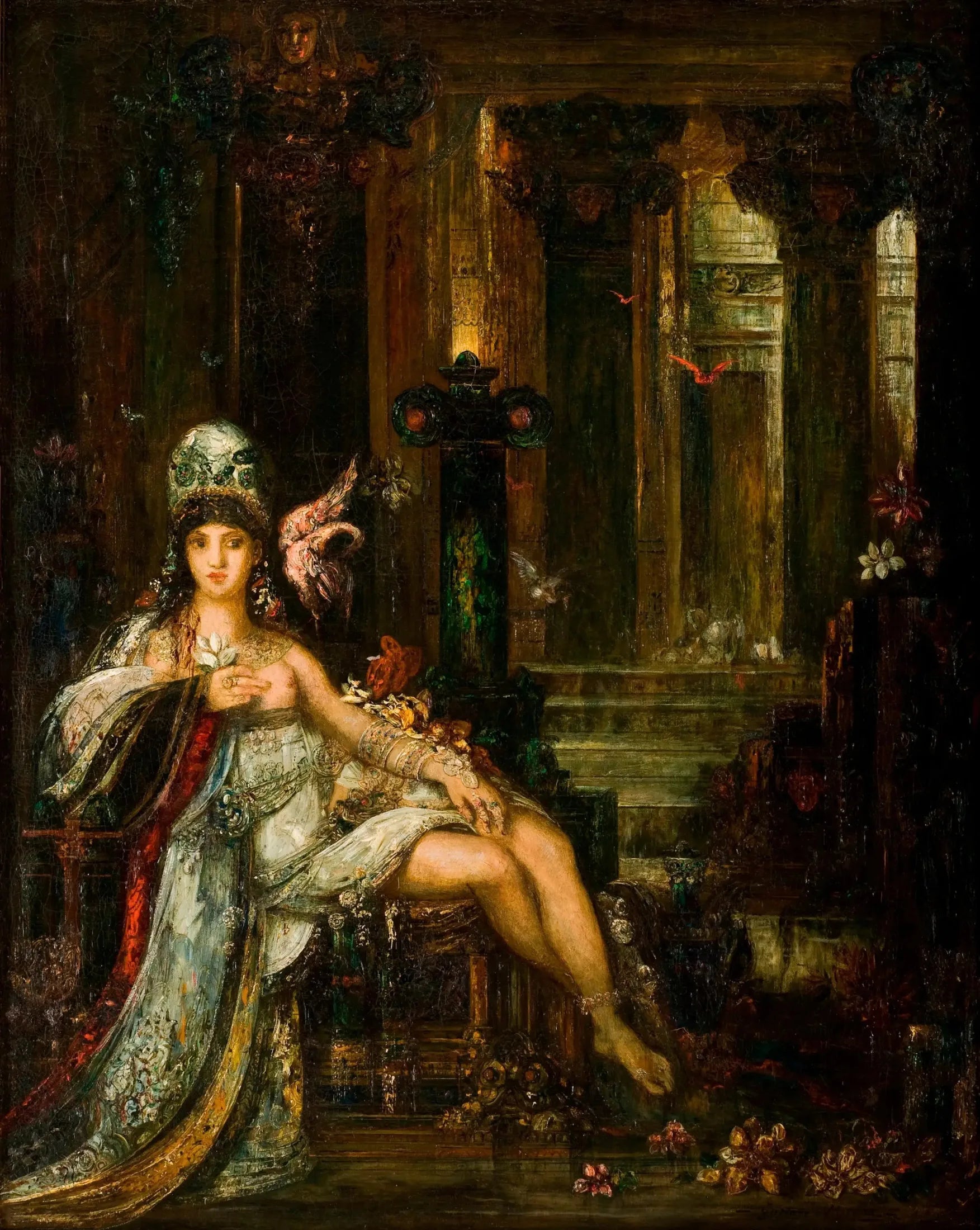 Dalila - Gustave Moreau image 1 reproduction de peinture à l’huile