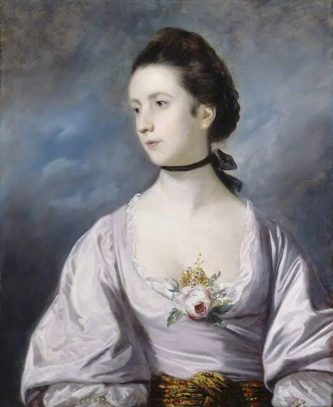 Dame Anstruther - Joshua Reynolds image 1 reproduction artisanale de tableau