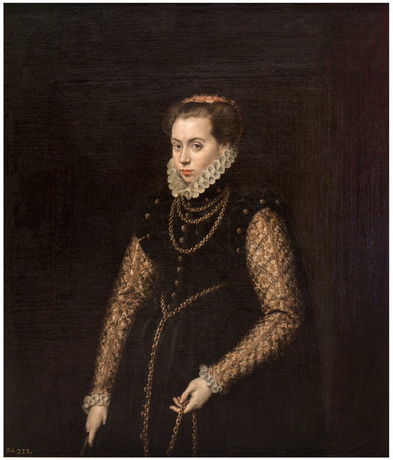 Dame aux chaînes en or - Antonio Moro