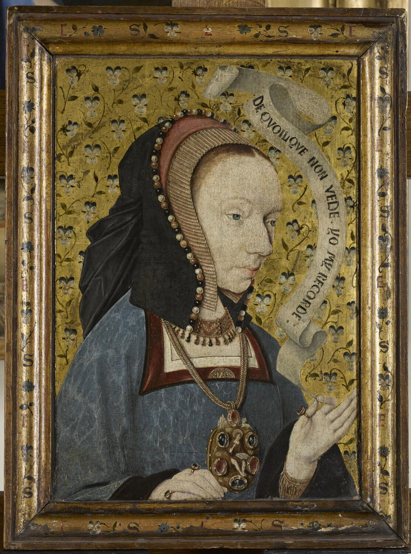 La Dame aux pensées - Artiste inconnu