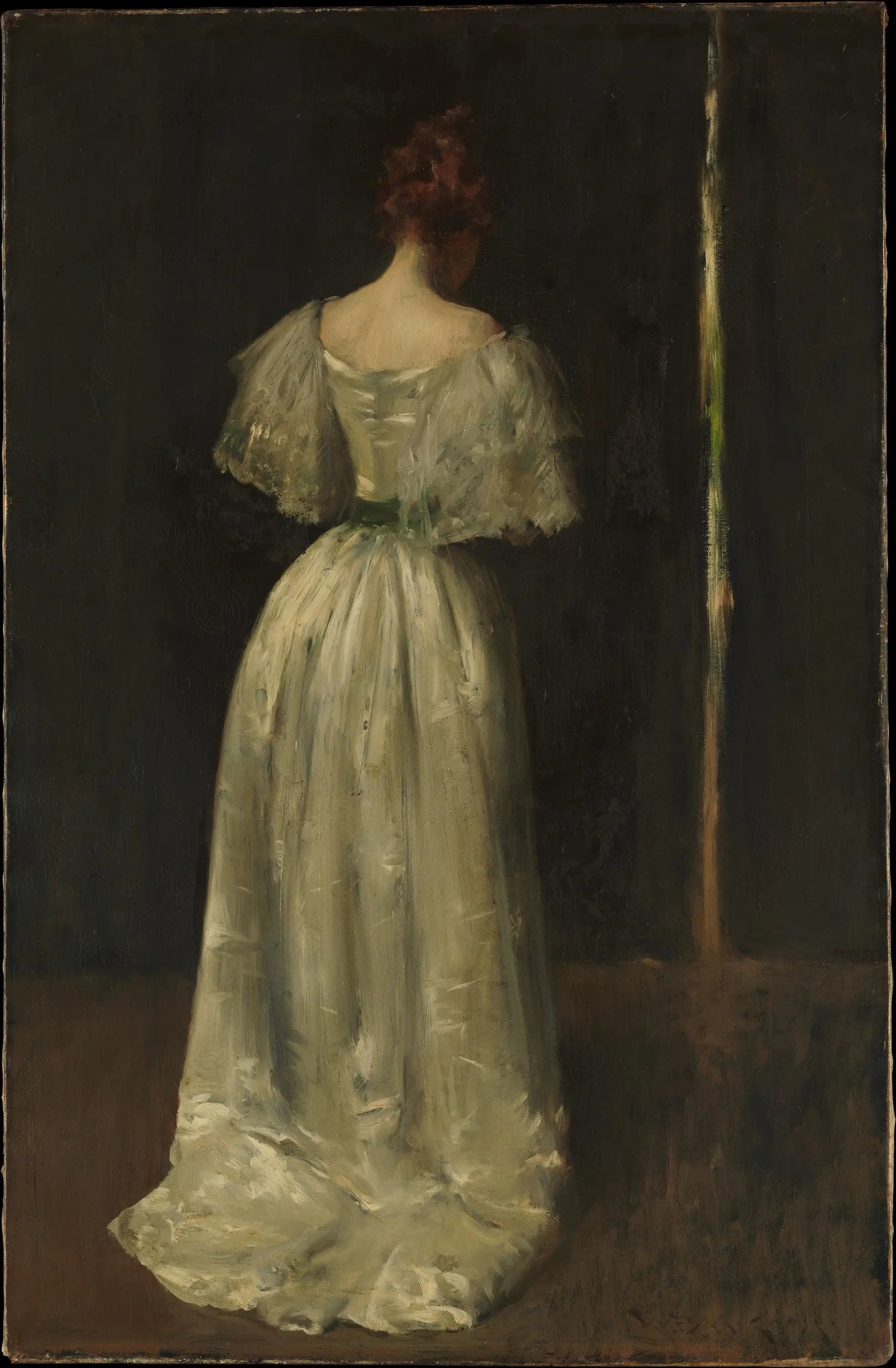Dame du XVIIe siècle - William Merritt Chase image 1 copie de tableau peinte à la main