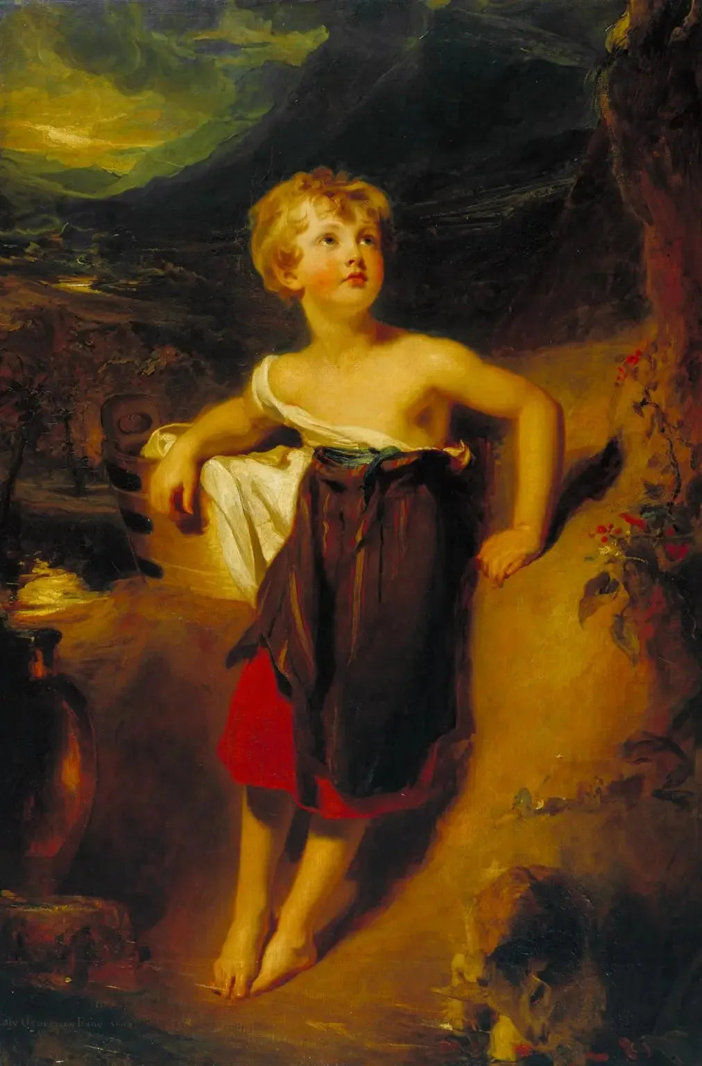 Dame Georgiana Fane - Thomas Lawrence image 1 copie peinte à la main à l’huile