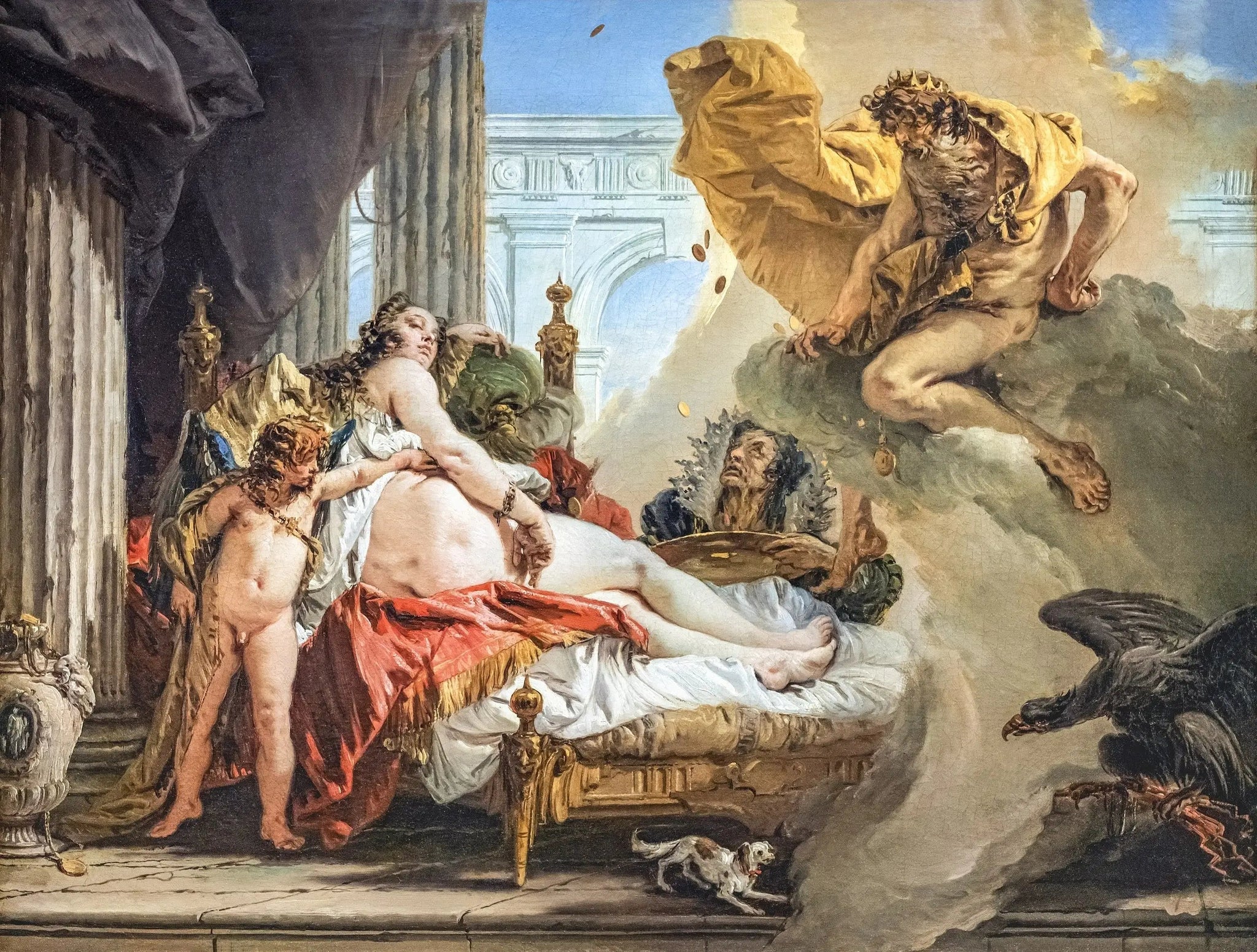 Danaé et Jupiter - Giovanni Battista Tiepolo image 1 reproduction réalisée par Alpha Reproduction