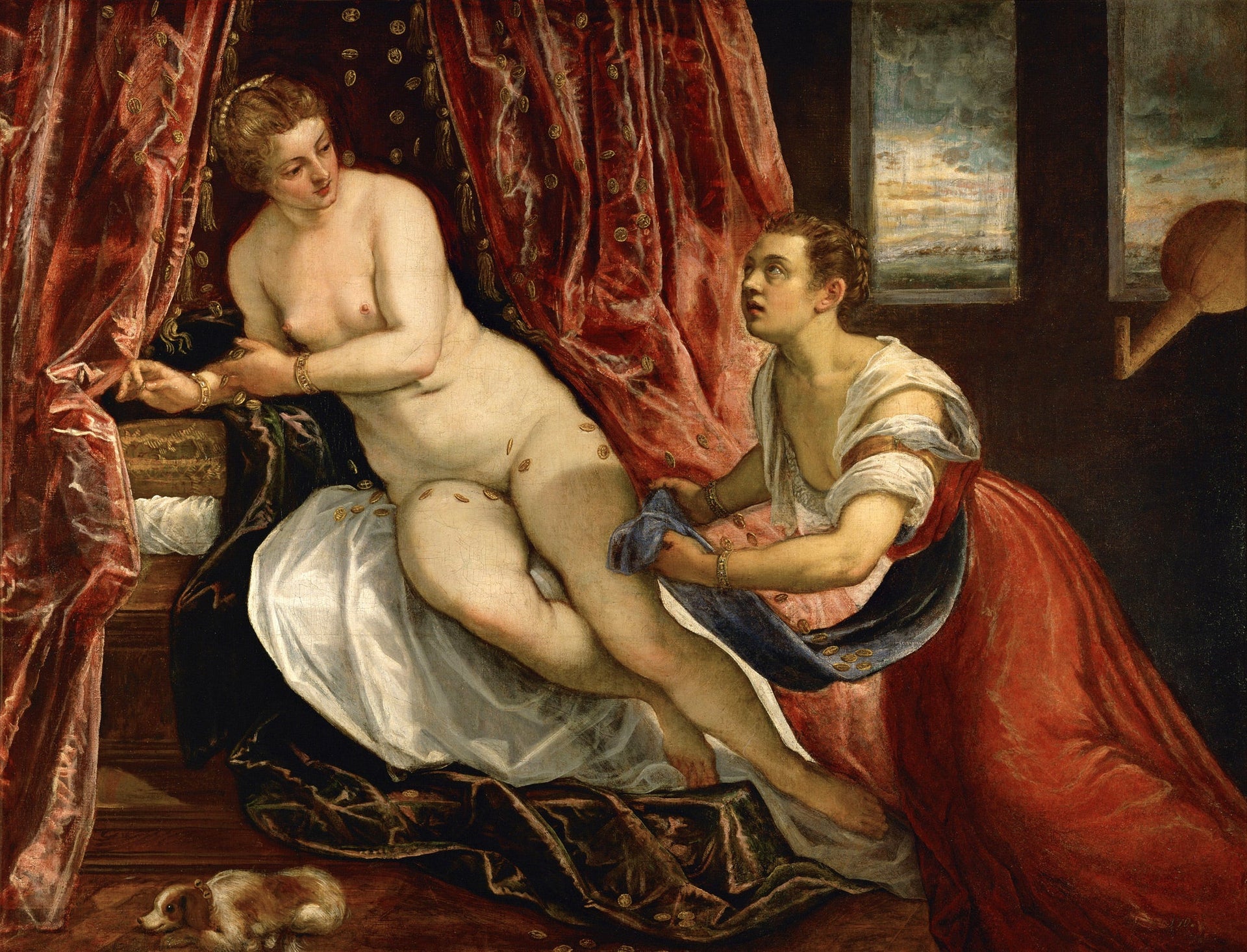 Danaé - Jacopo Tintoretto image 1 reproduction artisanale de tableau