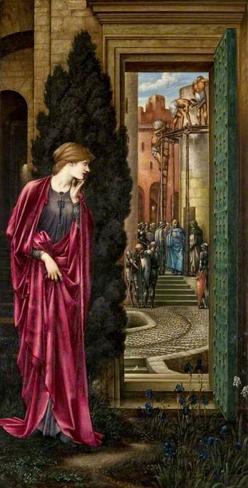 Danaé (La Tour d'Airain) - Edward Burne-Jones image 1 copie peinte à la main à l’huile