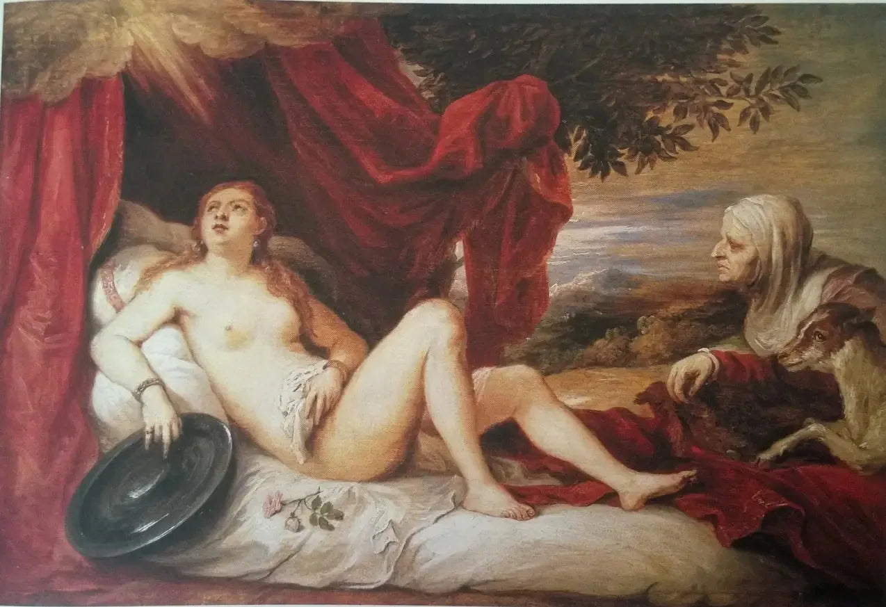 Danaé ou Égine - David Teniers le Jeune image 1 reproduction d’œuvre d’art à l’huile