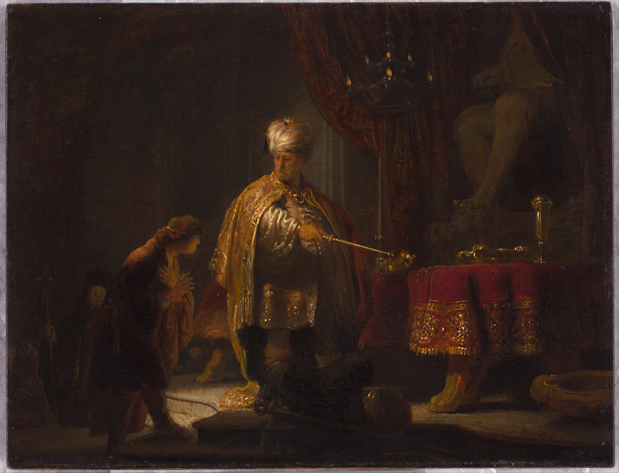 Daniel et Cyrus devant l’idole Bel – Rembrandt