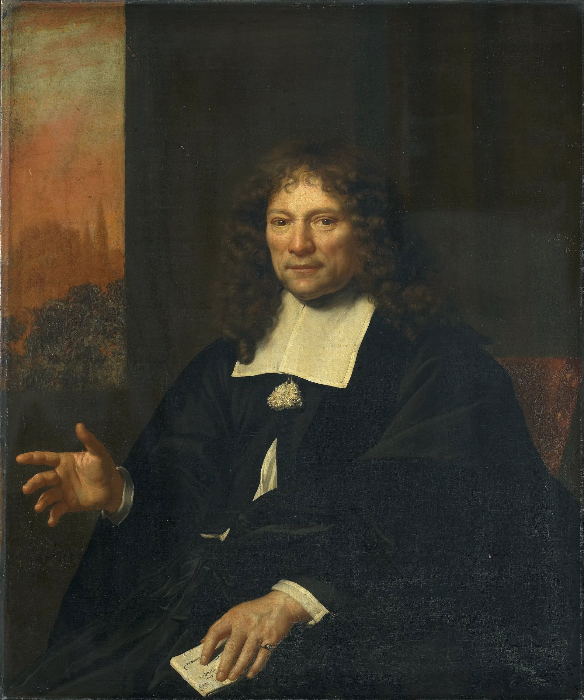 Daniel Niellius, ancien remontrant et maître de l'acier à Alkmaar. - Adriaen Backer