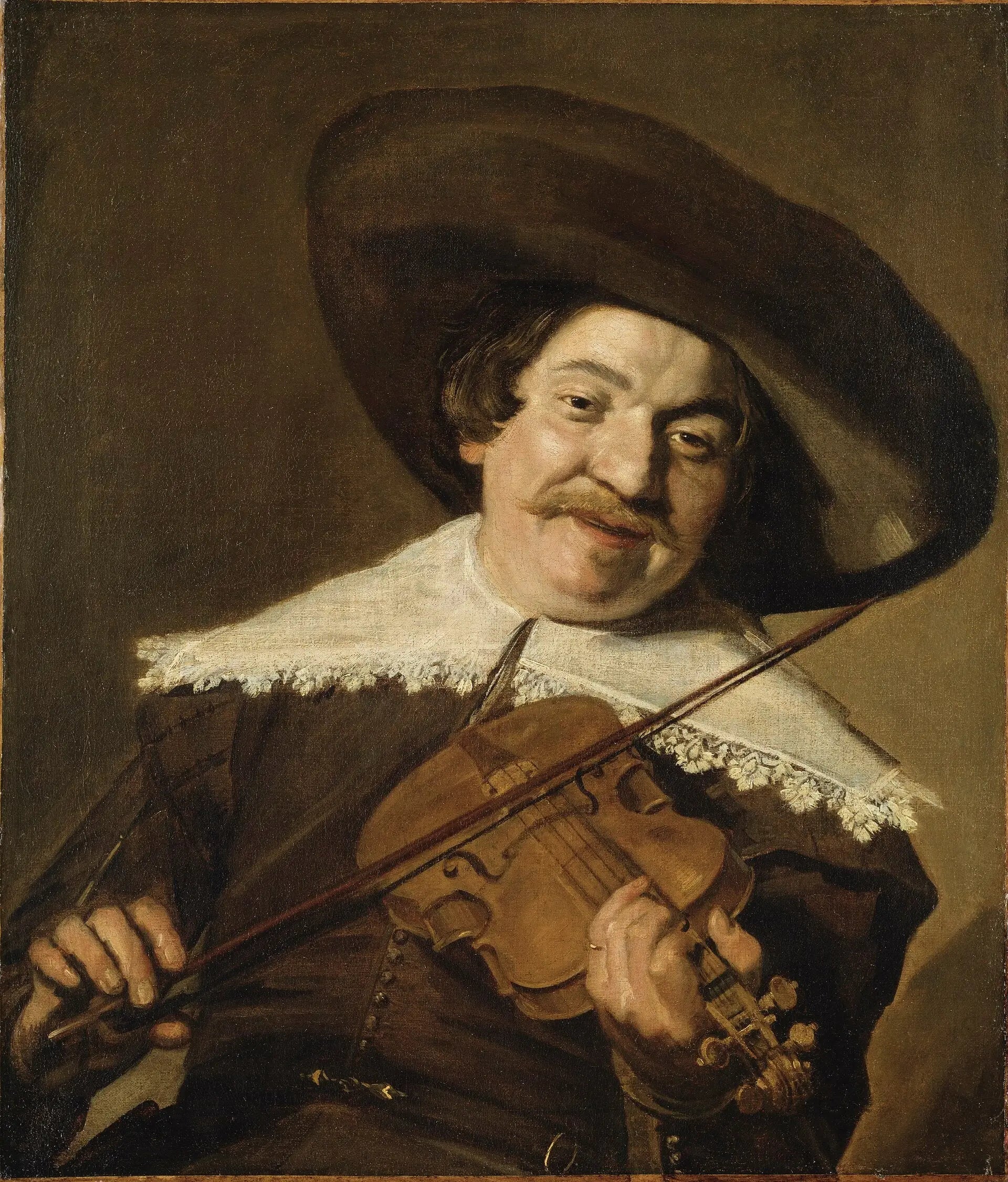 Daniel van Aken - Frans Hals image 1 tableau peint à l’huile sur toile