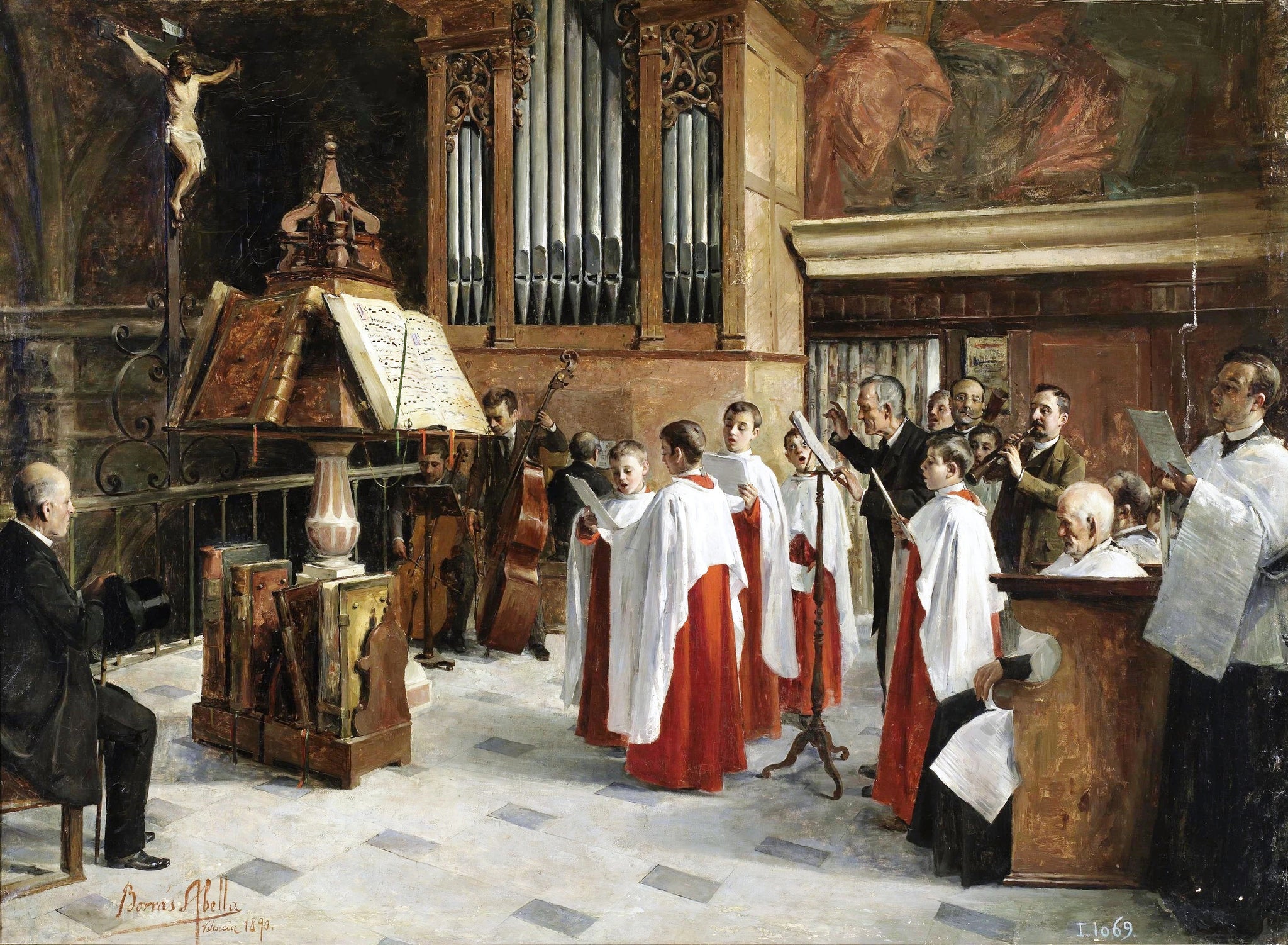 dans la chorale - Vicente Borrás y Abella