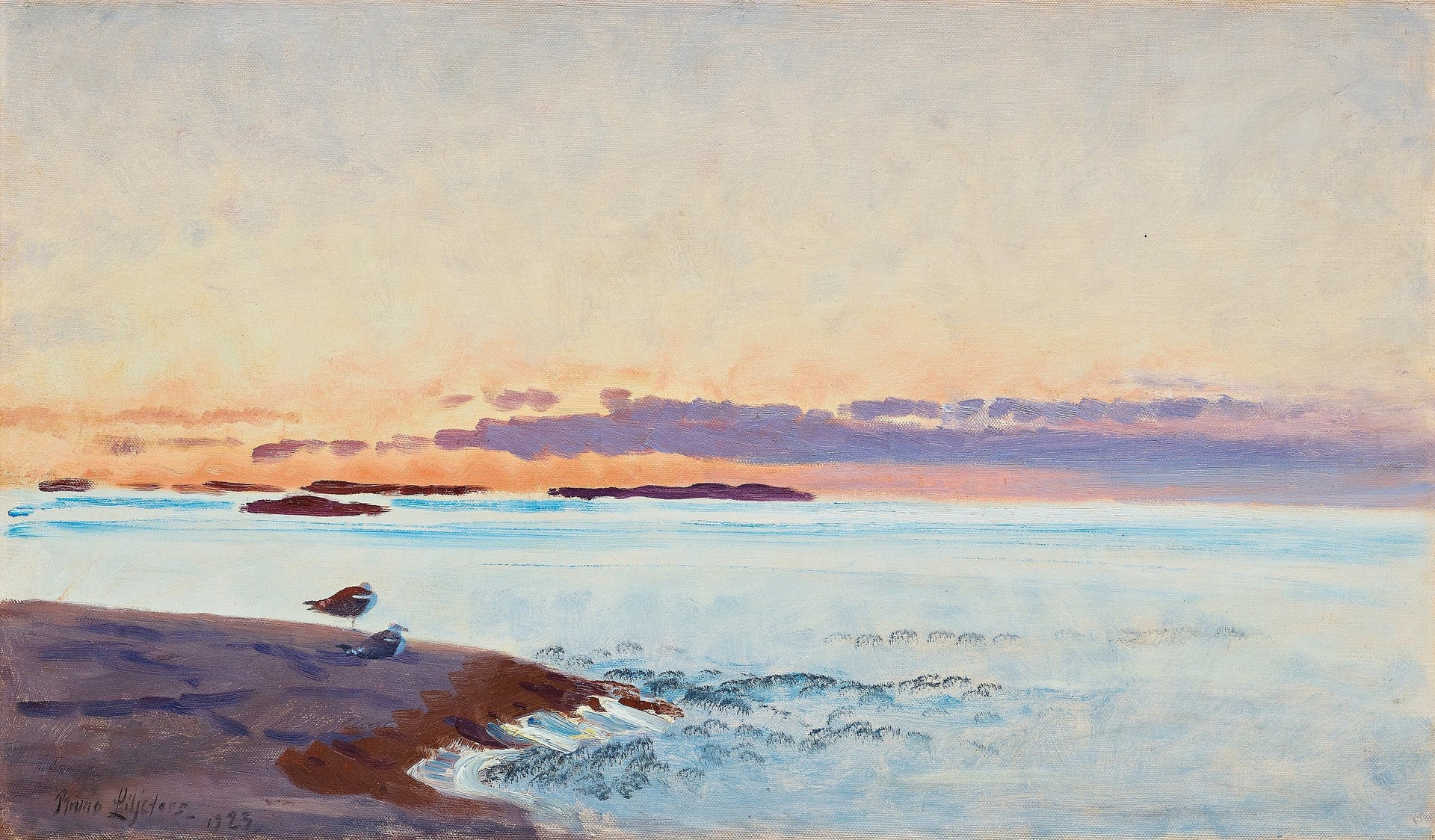 Dans l'archipel - Bruno Liljefors image 1 reproduction d’œuvre d’art à l’huile