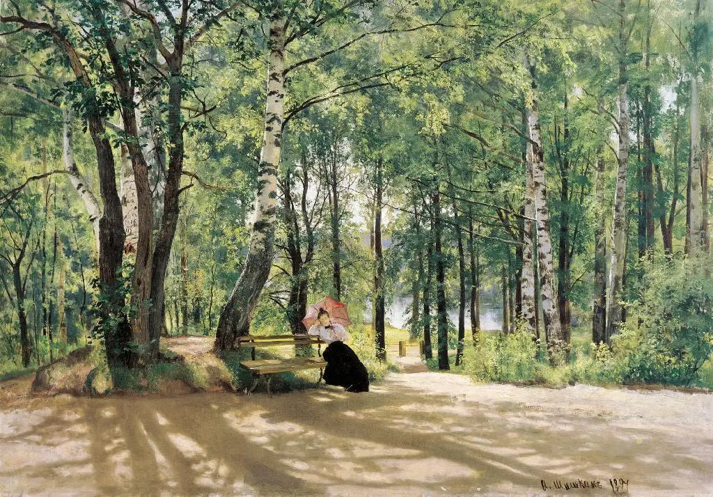 Dans la datcha (près de la datcha) - Ivan Chichkine image 1 copie peinte à la main à l’huile