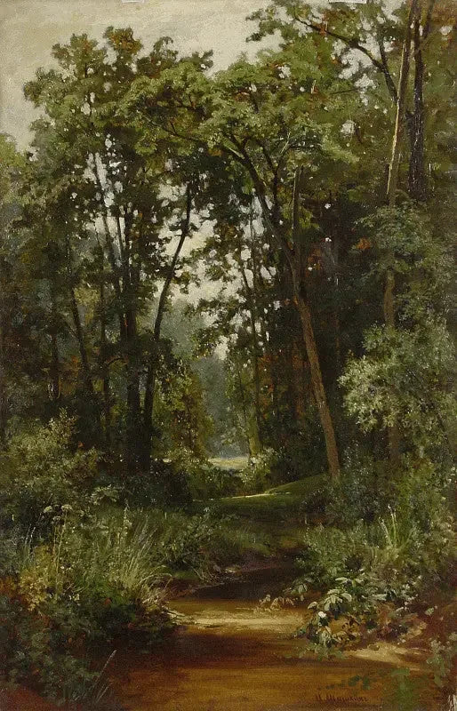 Dans la forêt - Ivan Chichkine image 1 tableau peint à l’huile sur toile