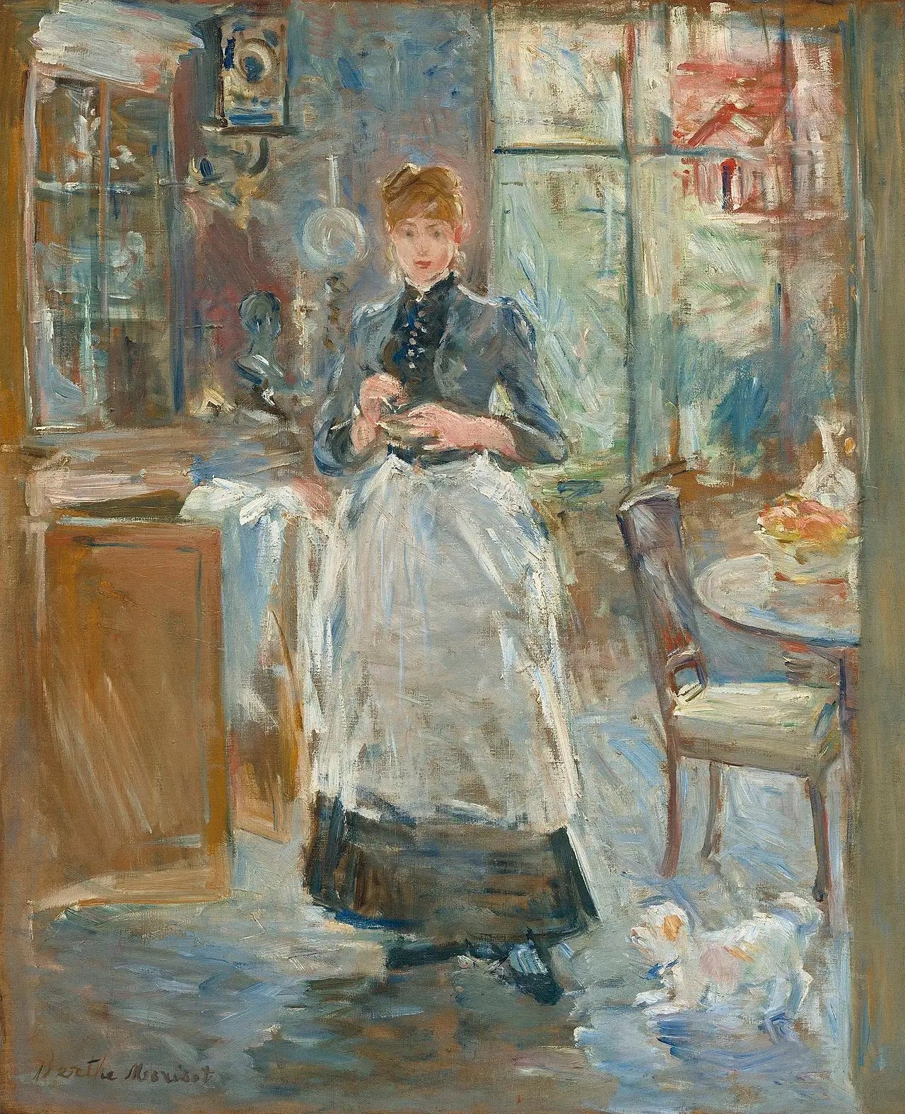Dans la salle à manger - Berthe Morisot image 1 reproduction artisanale de tableau