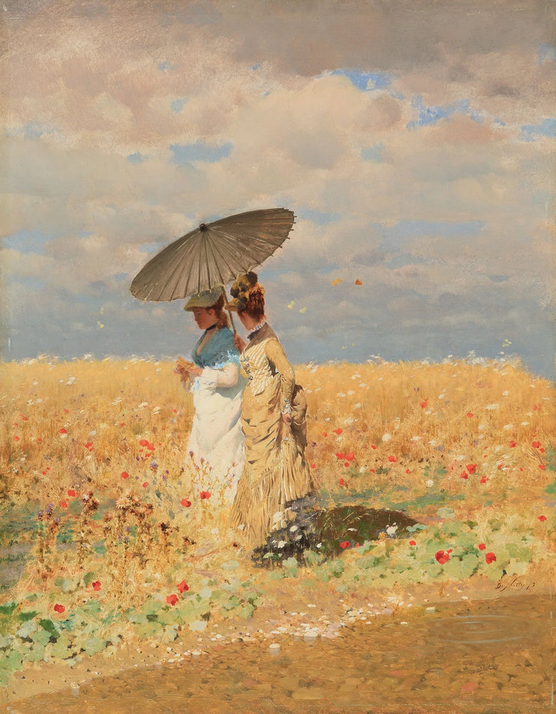 Dans le blé - Giuseppe De Nittis