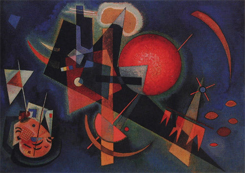 Dans le bleu - Vassily Kandinsky image 1 copie peinte à la main à l’huile
