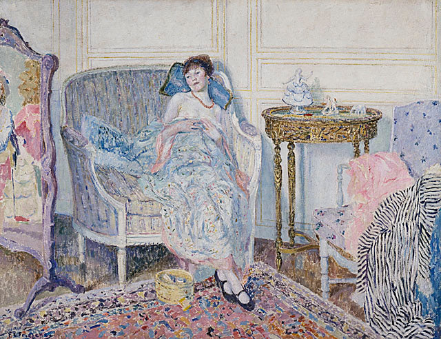 Dans le boudoir - Frederick Carl Frieseke