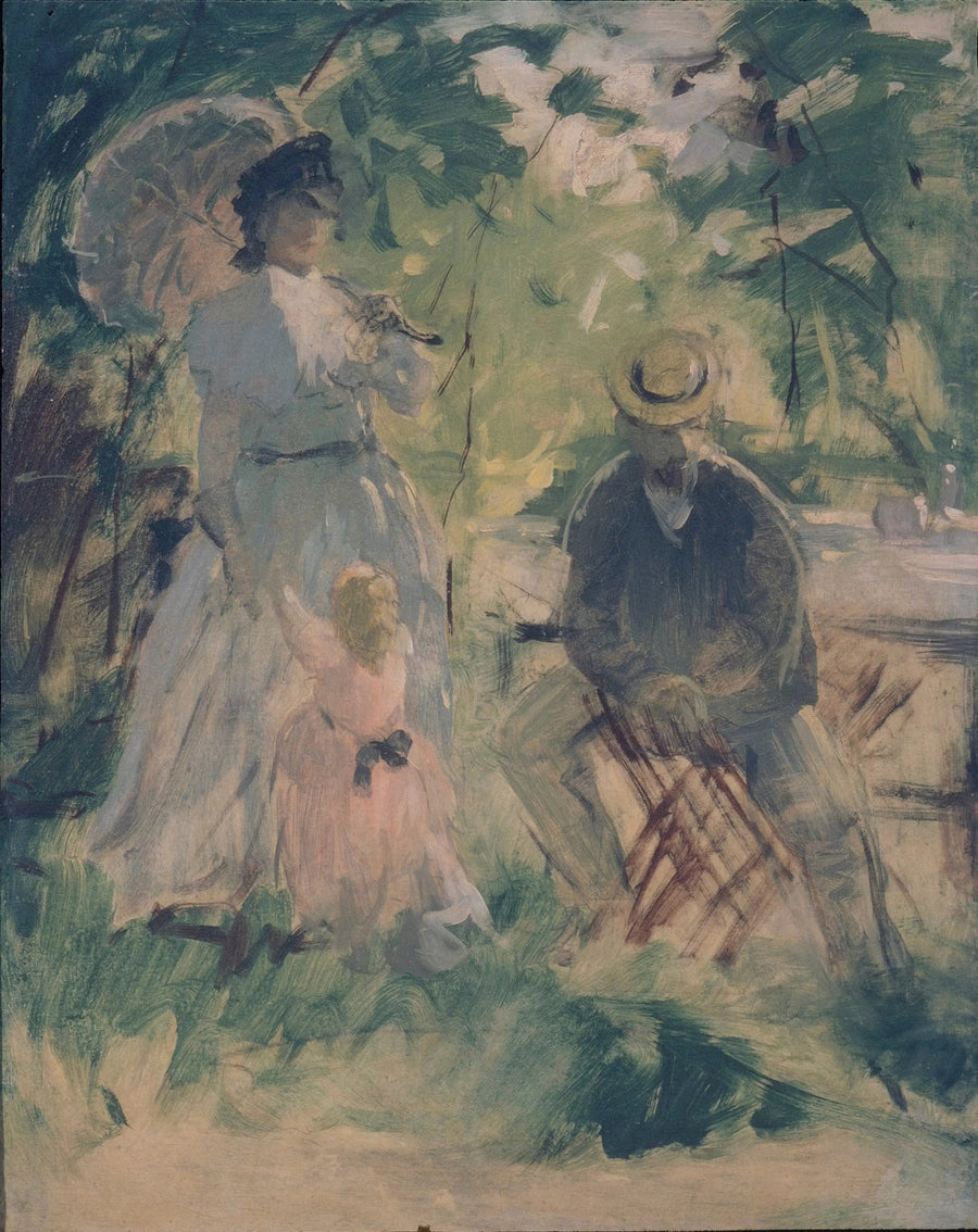 Dans le jardin - Berthe Morisot