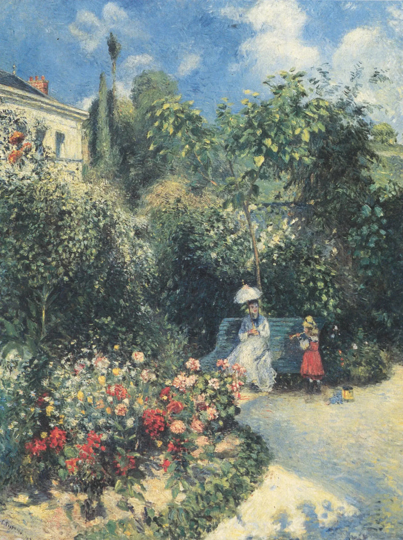 Dans le Jardin des Mathurins, Pontoise - Camille Pissarro