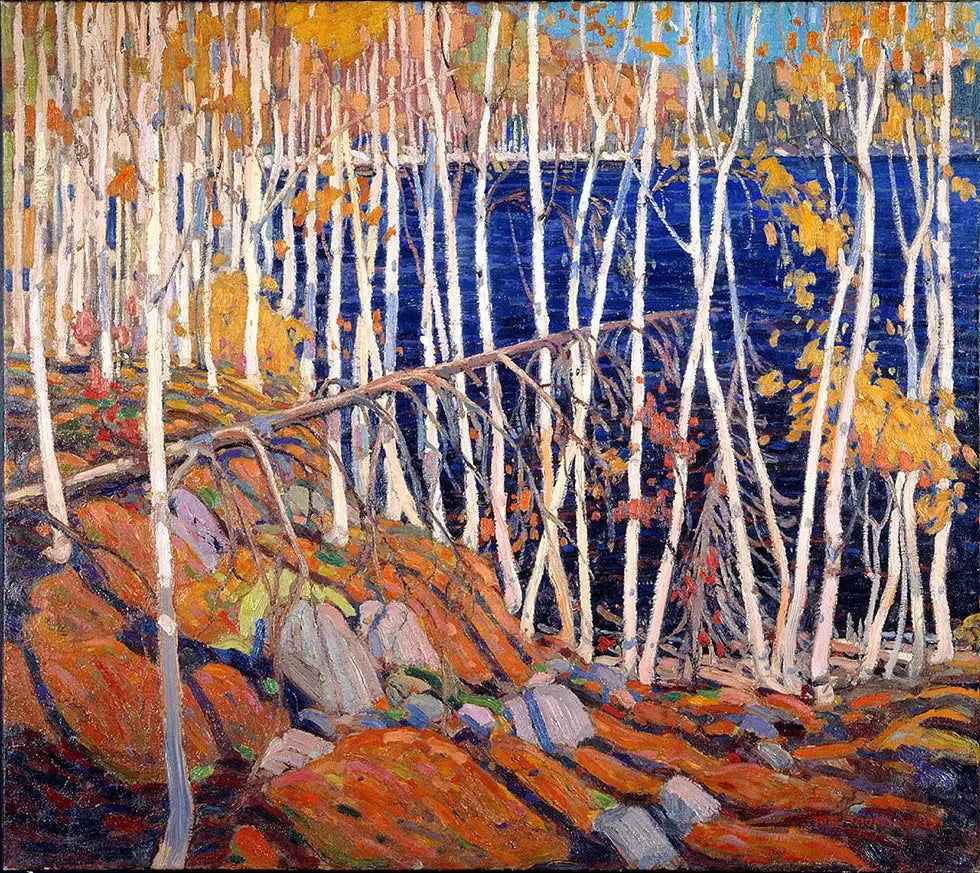 Dans le Nord - Tom Thomson image 1 reproduction de peinture à l’huile