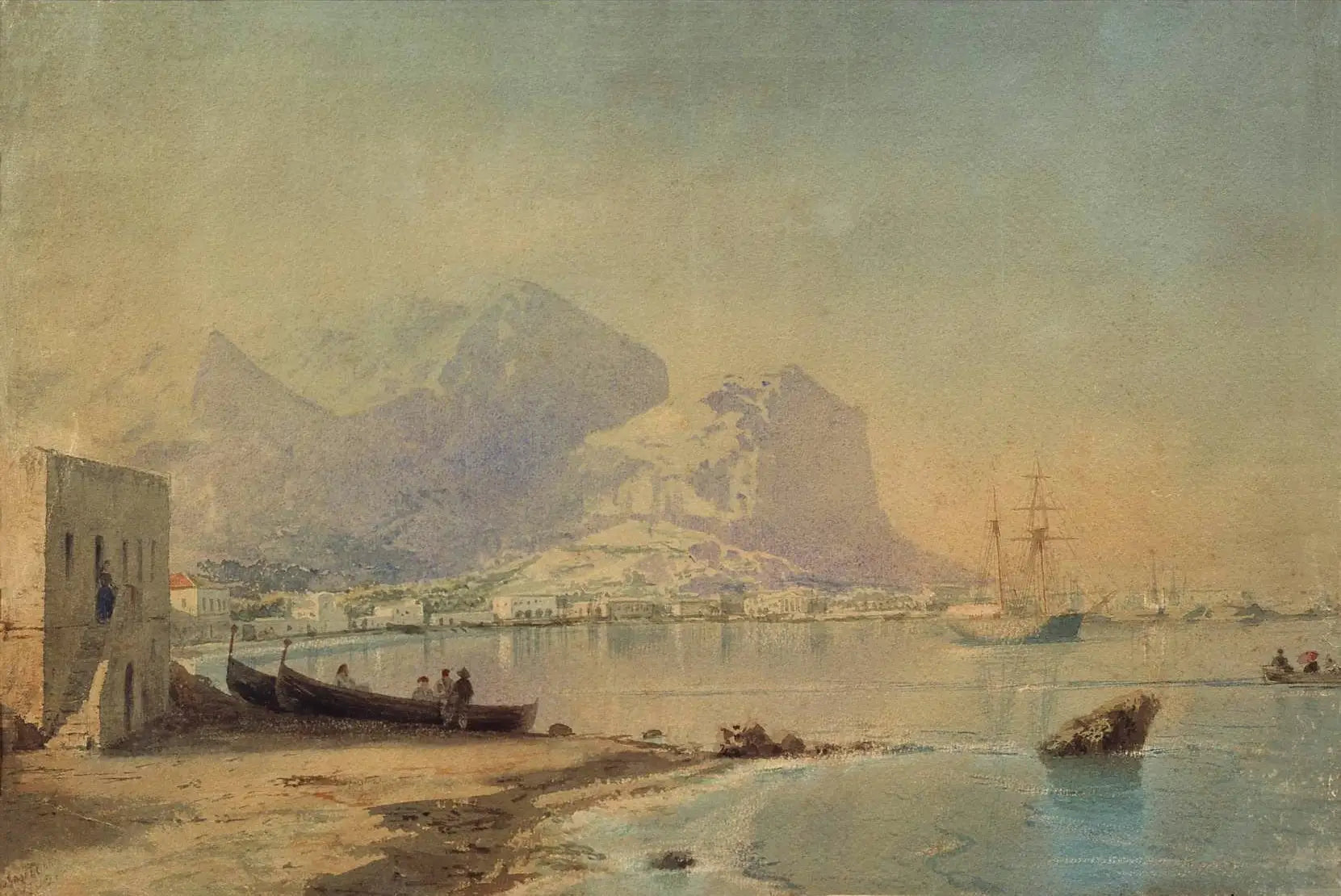 Dans le port - Ivan Aïvazovski image 1 reproduction d’œuvre d’art à l’huile