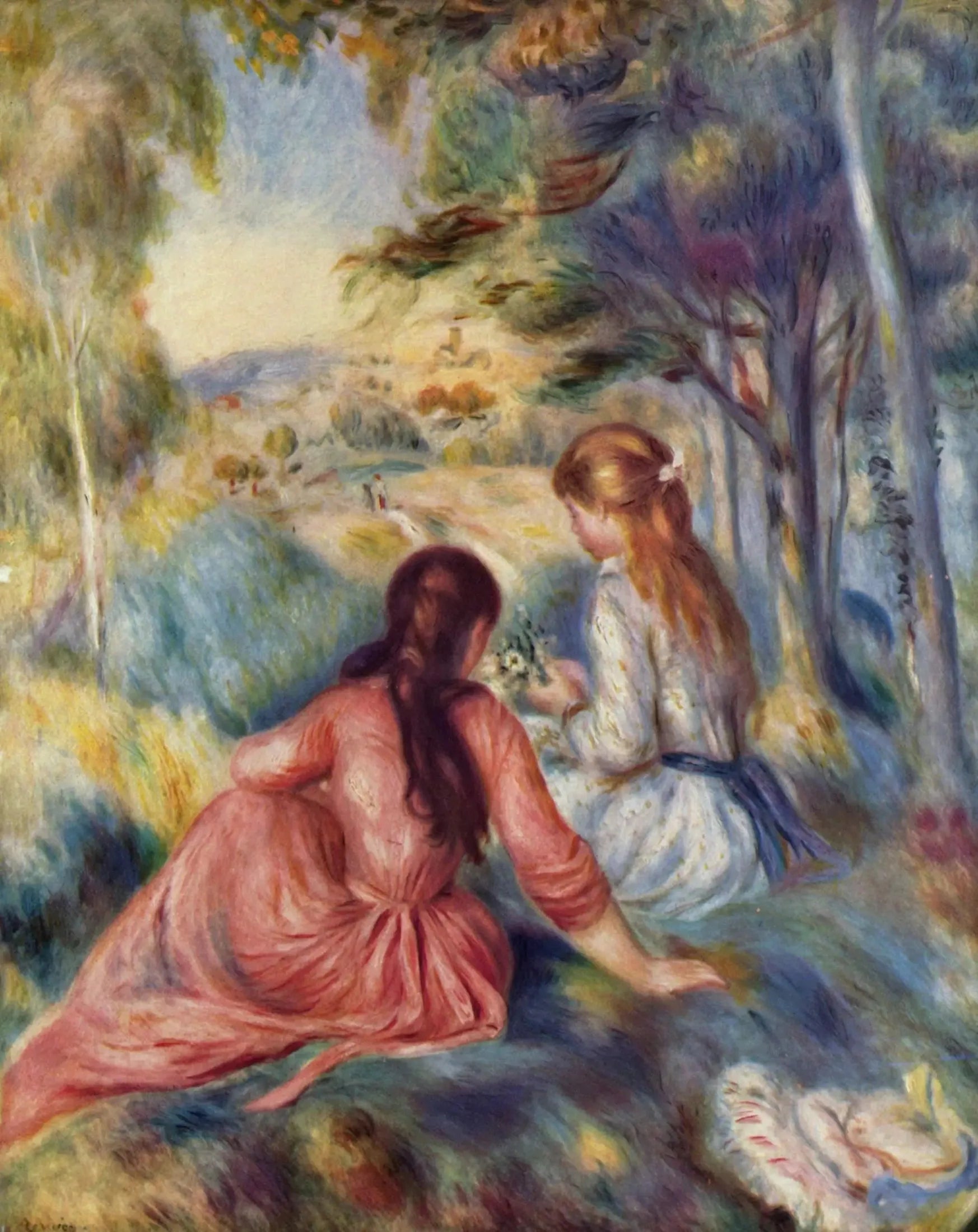 Dans le pré - Pierre-Auguste Renoir image 1 reproduction réalisée par Alpha Reproduction