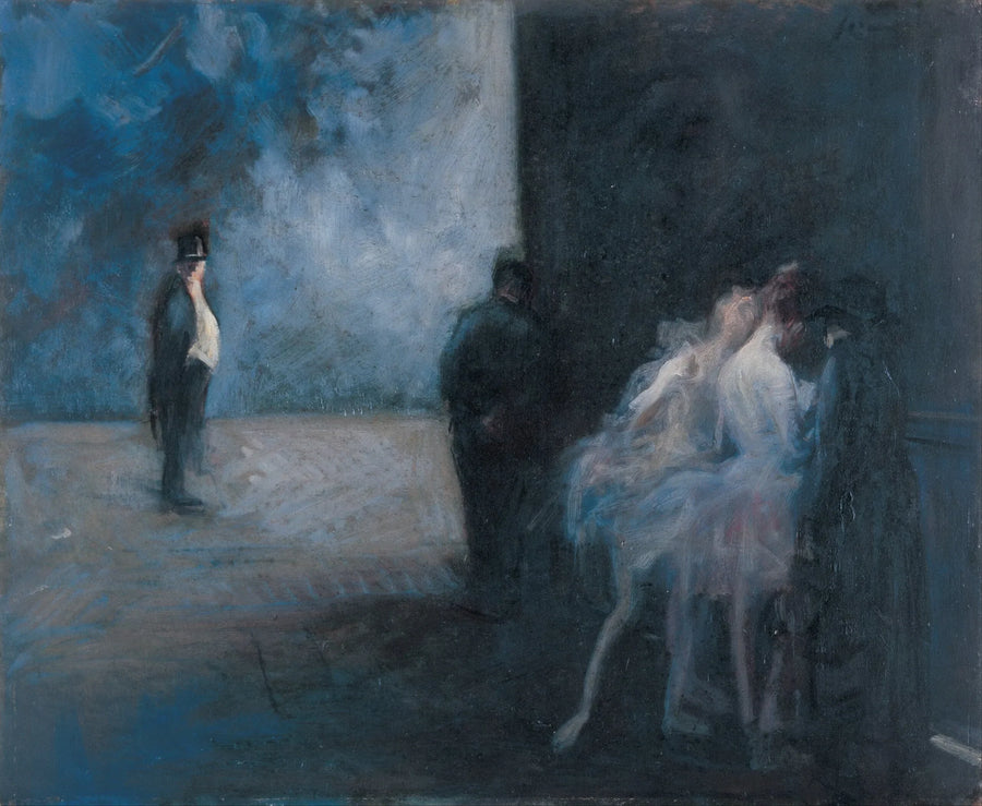 Dans les coulisses – Symphonie en bleu - Jean-Louis Forain