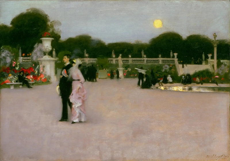 Dans les jardins du Luxembourg - John Singer Sargent