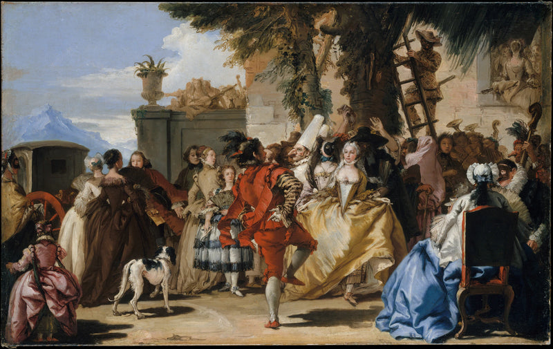 Une danse à la campagne - Giovanni Domenico Tiepolo