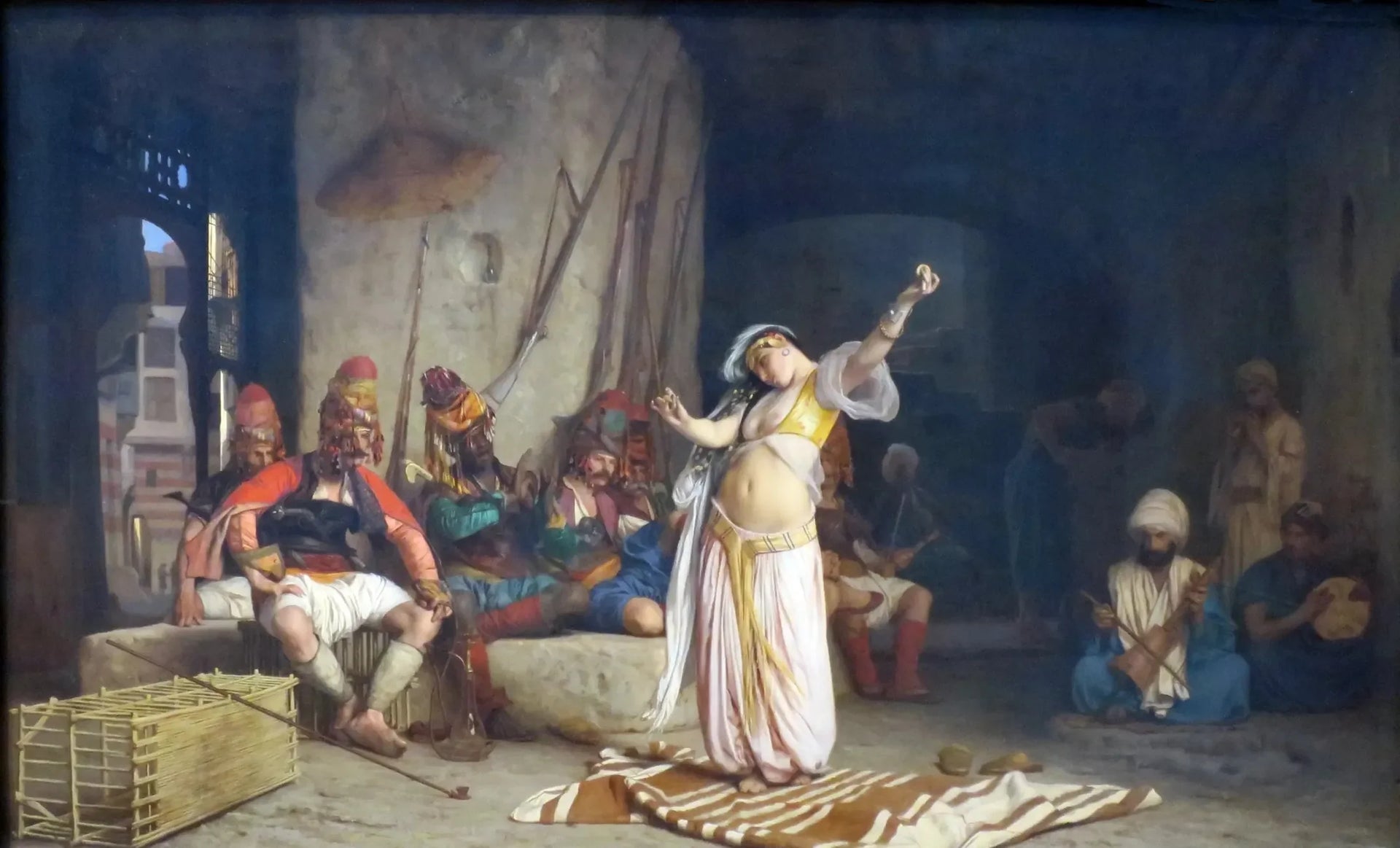 Danse de l'Almeh - Jean-Léon Gérôme image 1 copie de tableau peinte à la main