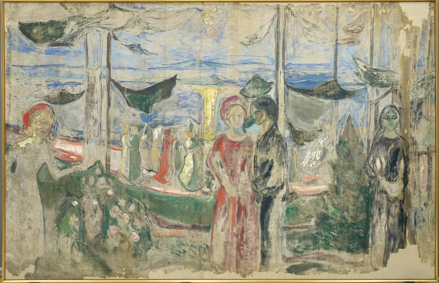 Danse sur la plage - Edvard Munch