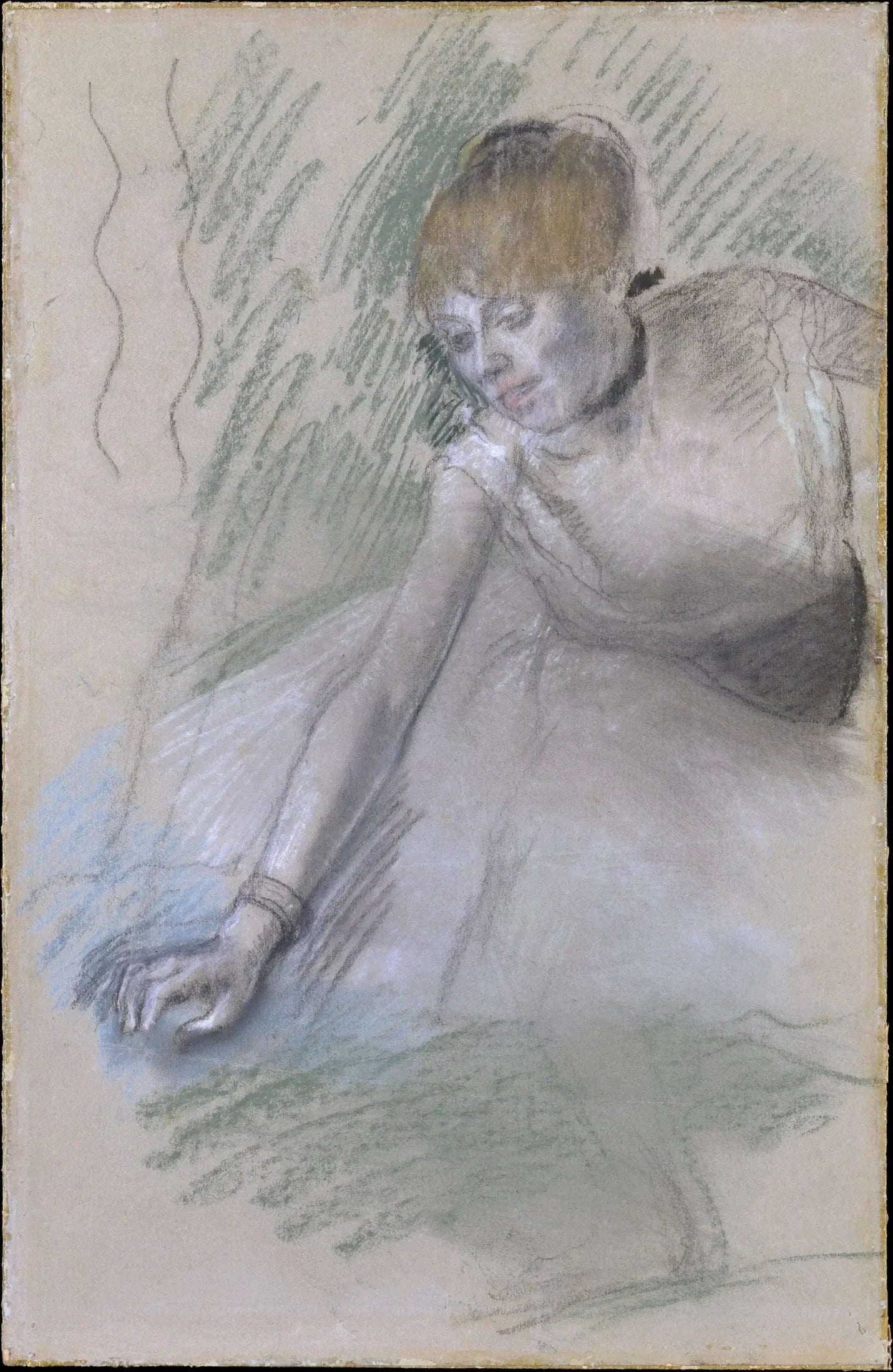 Danseur - Edgar Degas image 1 copie de tableau peinte à la main
