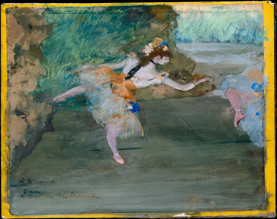 Danseur sur scène - Edgar Degas image 1 reproduction d’œuvre d’art à l’huile