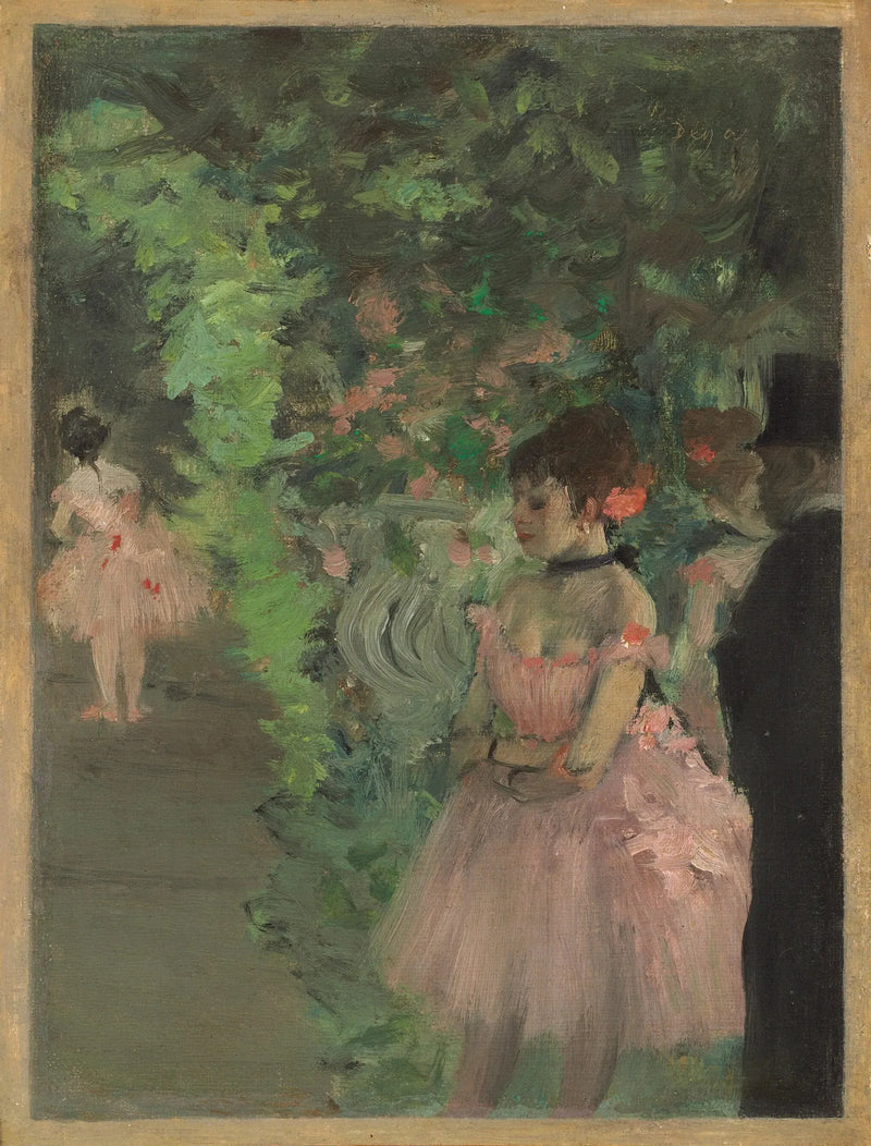 Danseurs dans les coulisses - Edgar Degas
